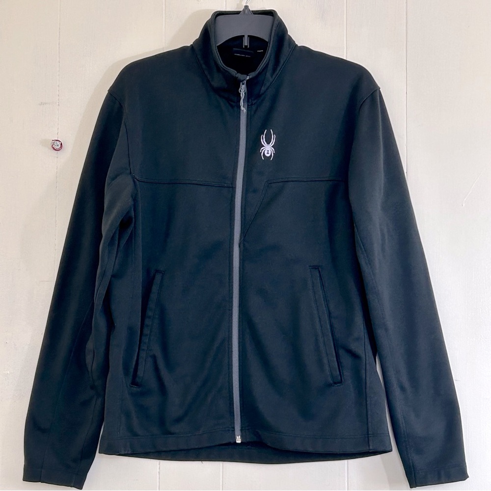 SPYDER Winter Women’s Black Jacket ZIP Closure Long Sleeve Jacket Size Medium.
